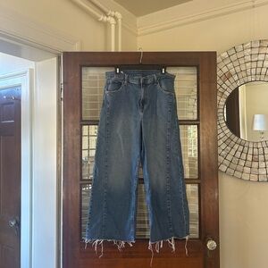 GAP High Rise Stride Ankle Jeans - Blue